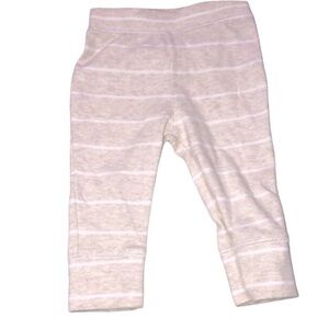 Cloud island tan striped pants size 3-6 months
